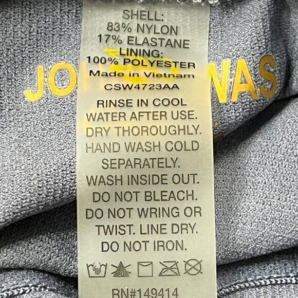 Johnny Was Women's Swimsuit XS Sea Owl Print Floral Square Neck One Piece NWT - Picture 14 of 16